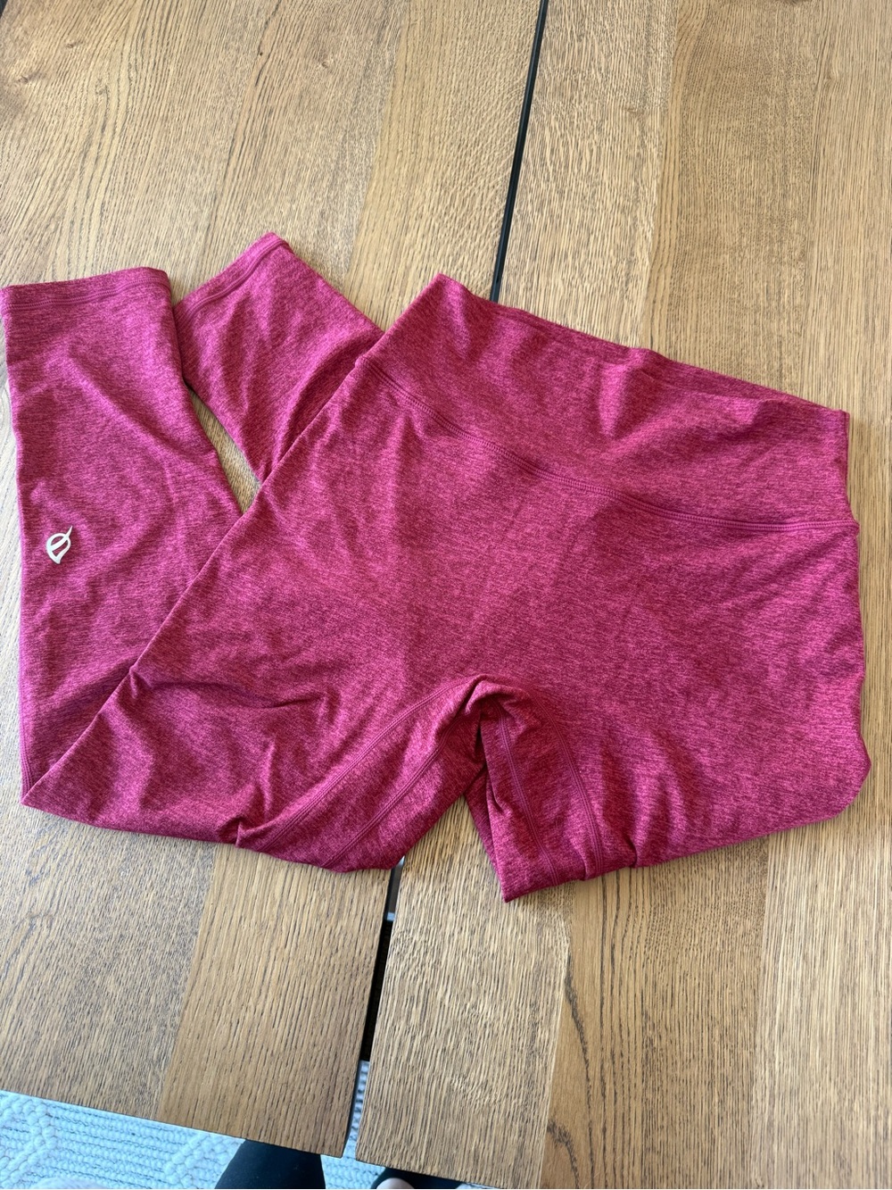 P'tula Heathered Raspberry Leggings - Picture 2 of 3